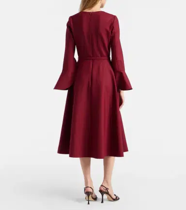 Oscar de la Renta Wool-blend midi dress | Thumbnail 2