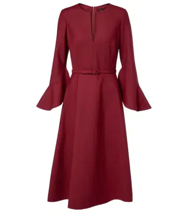Oscar de la Renta Wool-blend midi dress | Thumbnail 1