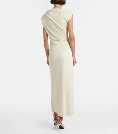 Oscar de la Renta Floral jersey maxi dress | Thumbnail 4