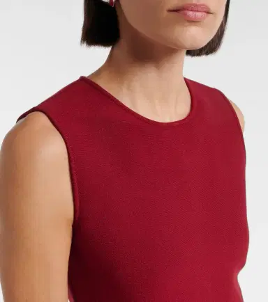 Oscar de la Renta Floral knitted minidress | Thumbnail 3