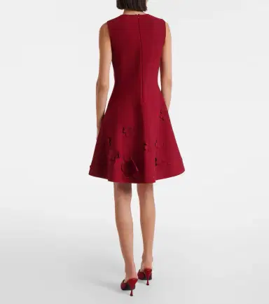 Oscar de la Renta Floral knitted minidress | Thumbnail 5