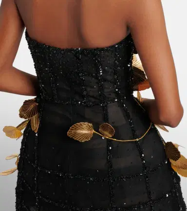 Oscar de la Renta Embellished sequined cocktail dress | Thumbnail 5 Oscar de la Renta Embellished sequined cocktail dress | Thumbnail 5