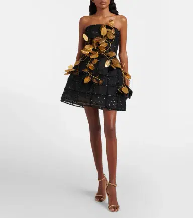 Oscar de la Renta Embellished sequined cocktail dress | Thumbnail 6 Oscar de la Renta Embellished sequined cocktail dress | Thumbnail 6