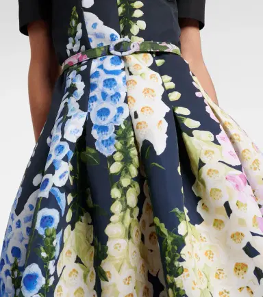 Oscar de la Renta Floral midi dress | Thumbnail 2