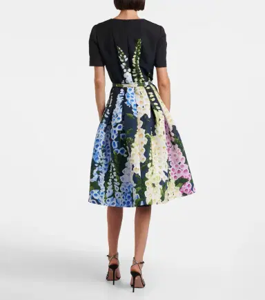 Oscar de la Renta Floral midi dress | Thumbnail 6