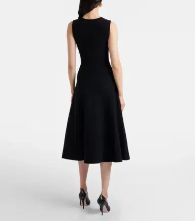 Oscar de la Renta Embellished jacquard midi dress | Thumbnail 4 Oscar de la Renta Embellished jacquard midi dress | Thumbnail 4