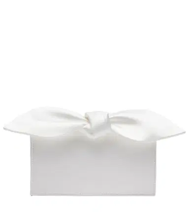Aquazzura Bow Tie Mini satin clutch | Thumbnail 1 Aquazzura Bow Tie Mini satin clutch | Thumbnail 1