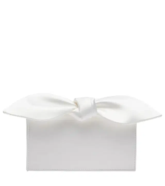 Bow Tie Mini satin clutch