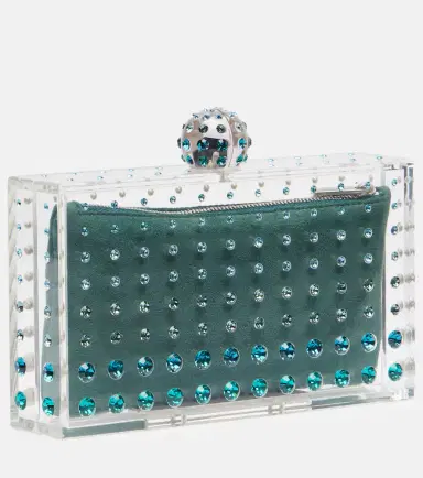 Aquazzura Tequila Mini beaded suede-lined clutch | Thumbnail 3 Aquazzura Tequila Mini beaded suede-lined clutch | Thumbnail 3