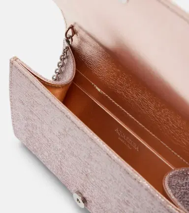 Aquazzura Bow Tie twill clutch | Thumbnail 3