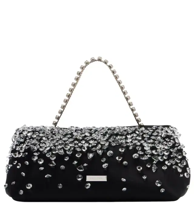 Constellation Mini satin top-handle bag