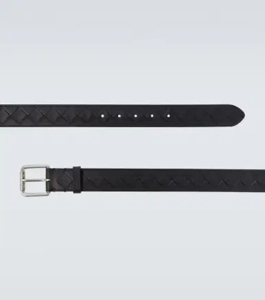 Bottega Veneta Intrecciato leather belt | Thumbnail 2