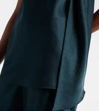 Vince Scarf-detail satin top | Thumbnail 2