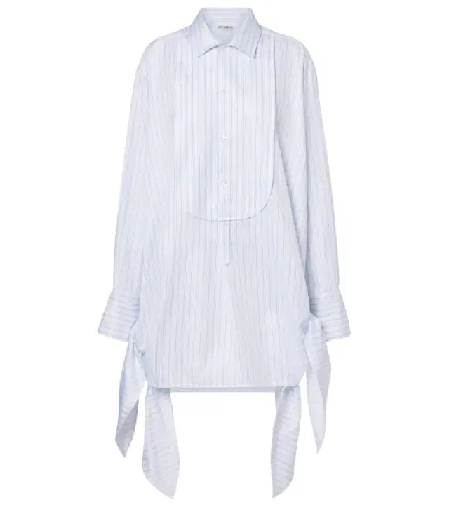 JW Anderson Striped cotton minidress