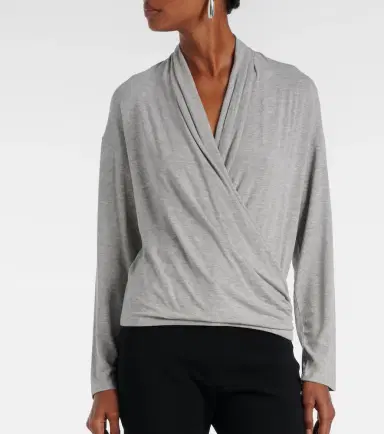 Vince Draped jersey top | Thumbnail 2