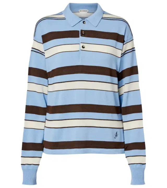 JW Anderson Striped polo shirt