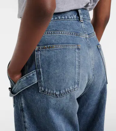 JW Anderson Twisted embroidered straight jeans | Thumbnail 3