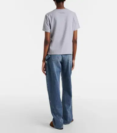JW Anderson Twisted embroidered straight jeans | Thumbnail 4