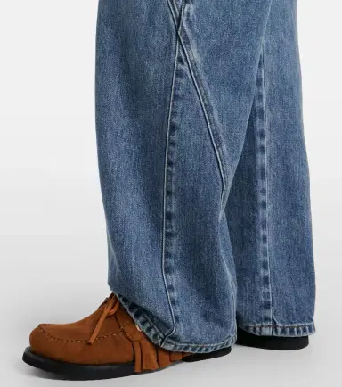 JW Anderson Twisted embroidered straight jeans | Thumbnail 5