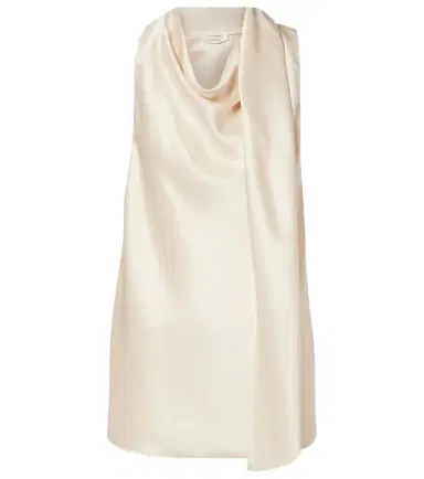 Vince Scarf-detail satin top | Thumbnail 1