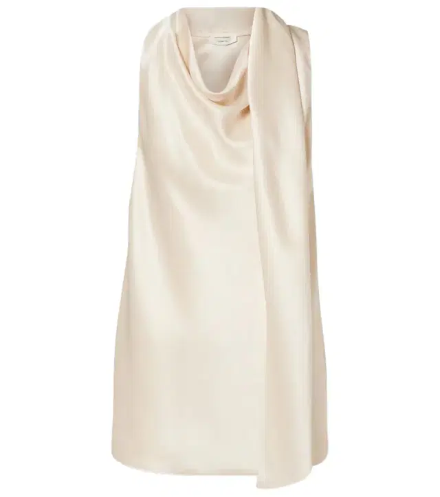 Vince Scarf-detail satin top