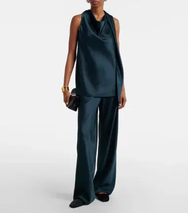 Vince High-rise satin wide-leg pants | Thumbnail 3