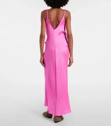 JW Anderson Gathered silk maxi dress | Thumbnail 2