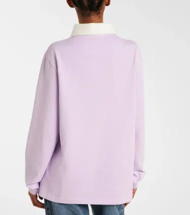 JW Anderson Printed cotton polo sweater | Thumbnail 2 JW Anderson Printed cotton polo sweater | Thumbnail 2