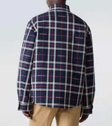 Gucci Plaid cotton shirt | Thumbnail 3