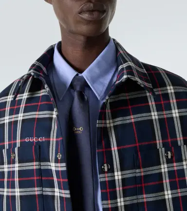 Gucci Plaid cotton shirt | Thumbnail 7