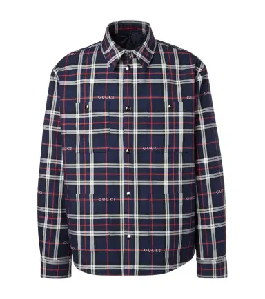 Gucci Plaid cotton shirt | Thumbnail 1