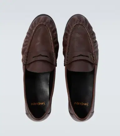 Saint Laurent Le Loafer Supple leather penny loafers | Thumbnail 4 Saint Laurent Le Loafer Supple leather penny loafers | Thumbnail 4