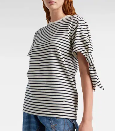 JW Anderson Striped cotton jersey T-shirt | Thumbnail 2