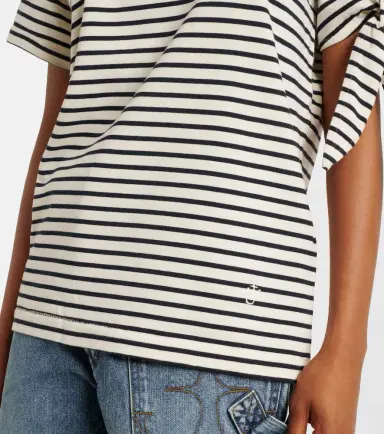 JW Anderson Striped cotton jersey T-shirt | Thumbnail 3