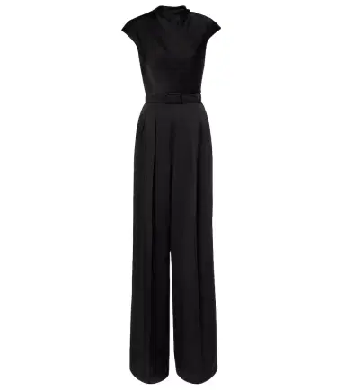 Max Mara Vespa cutout satin jumpsuit | Thumbnail 1 Max Mara Vespa cutout satin jumpsuit | Thumbnail 1