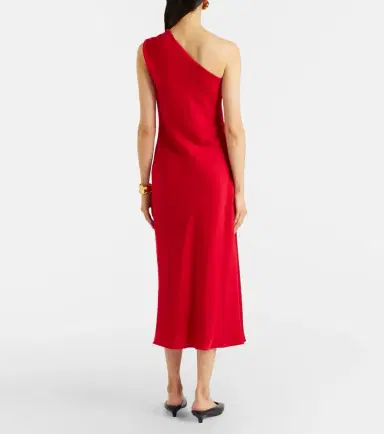 Max Mara Entrata satin midi dress | Thumbnail 5 Max Mara Entrata satin midi dress | Thumbnail 5