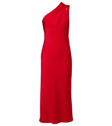 Max Mara Entrata satin midi dress | Thumbnail 1 Max Mara Entrata satin midi dress | Thumbnail 1