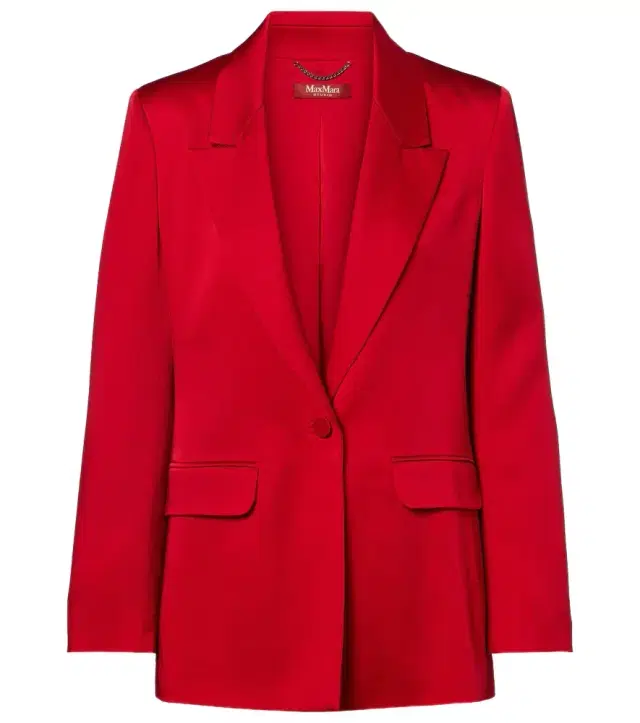 Max Mara Satin crêpe blazer