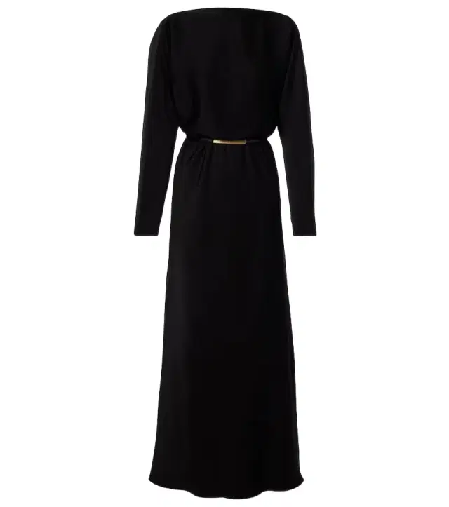 Max Mara Draped satin gown