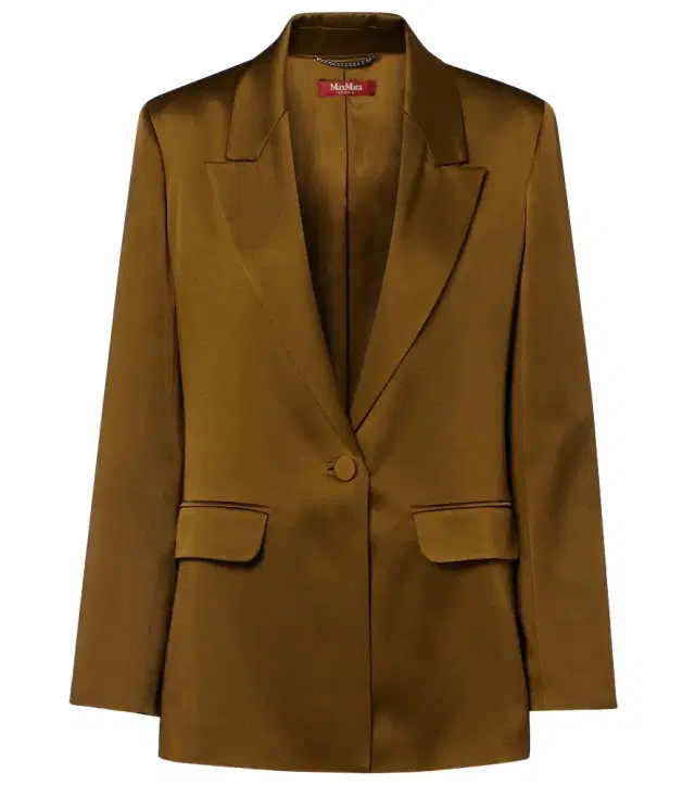Max Mara Crêpe satin blazer