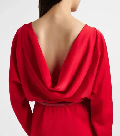 Max Mara Draped satin gown | Thumbnail 2