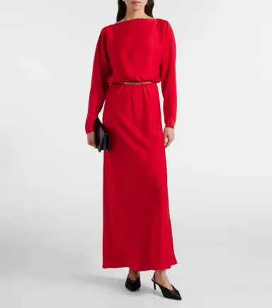 Max Mara Draped satin gown | Thumbnail 6
