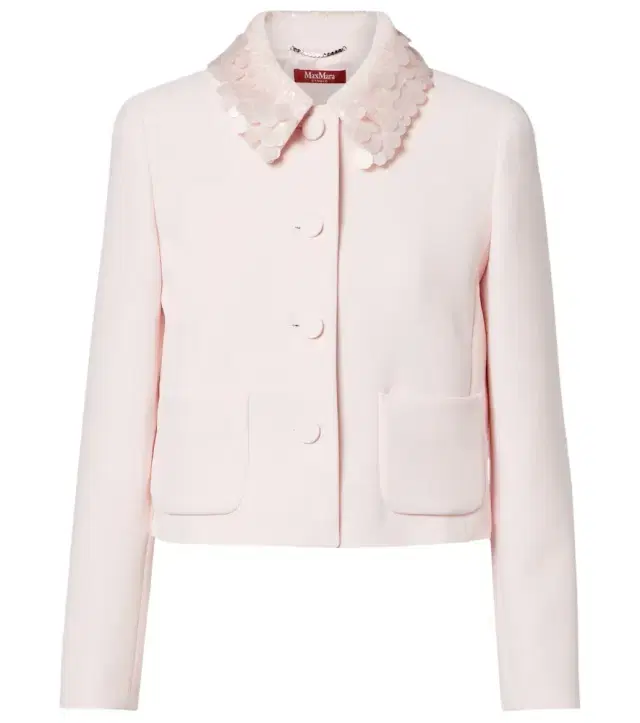 Pinne sequined crêpe jacket
