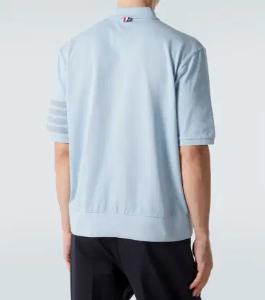 Thom Browne 4-Bar cotton jersey polo shirt | Thumbnail 5