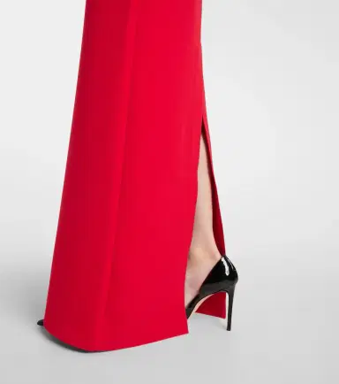 Safiyaa Ryan ruffled off-shoulder crêpe gown | Thumbnail 5