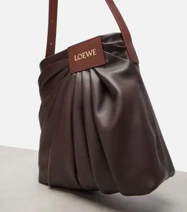 Loewe Draped leather tote bag | Thumbnail 3 Loewe Draped leather tote bag | Thumbnail 3