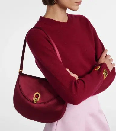 Savette Tondo Small satin shoulder bag | Thumbnail 4 Savette Tondo Small satin shoulder bag | Thumbnail 4