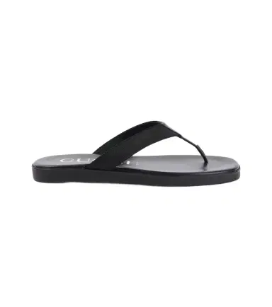 Gucci Logo canvas and leather thong sandals | Thumbnail 1
