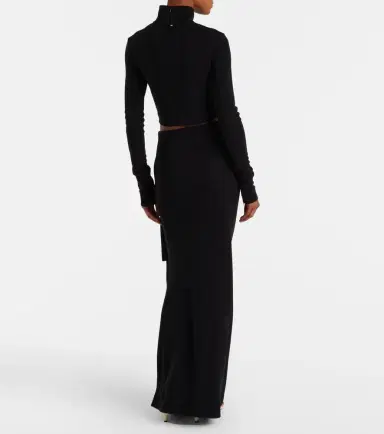 Sportmax Cutout jersey maxi dress | Thumbnail 2