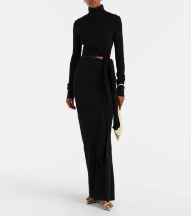 Sportmax Cutout jersey maxi dress | Thumbnail 3
